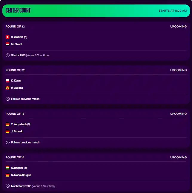 wta hamburgo miercoles22 julio 2026 tiroalpalo